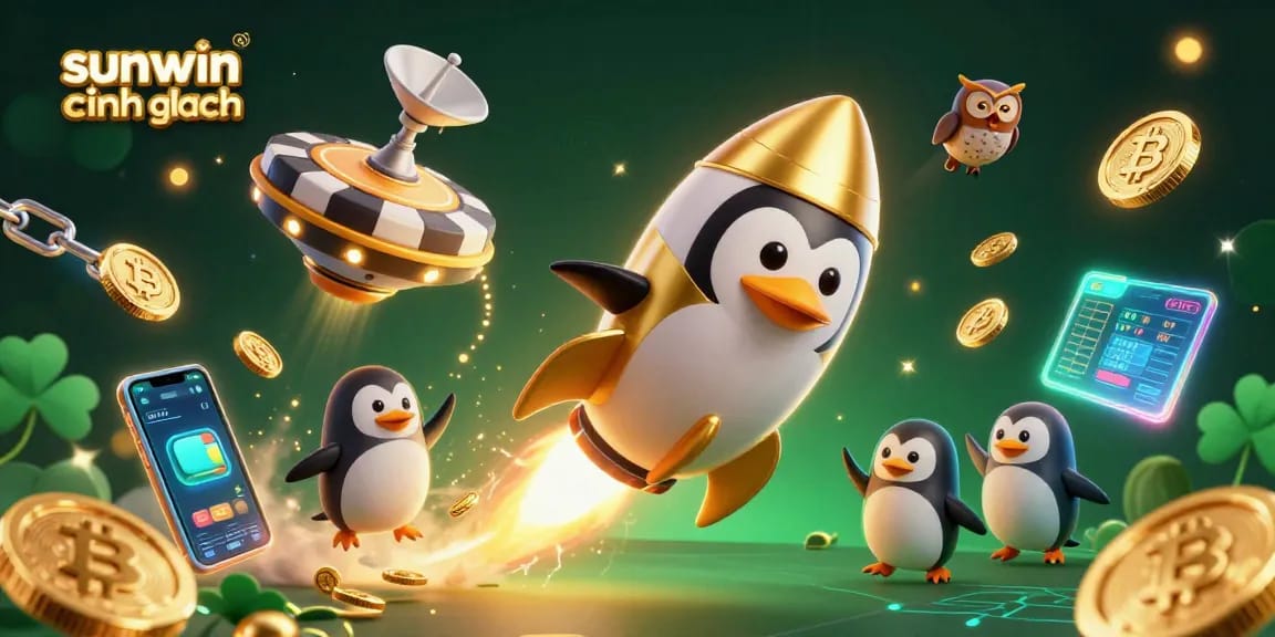 Experience thrilling gameplay with sunwin chính hãng amidst vibrant casino elements and crypto coins.