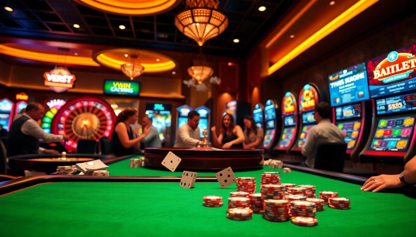 Experience thrilling gameplay at VSWIN casino with vibrant tables and exciting promotions.