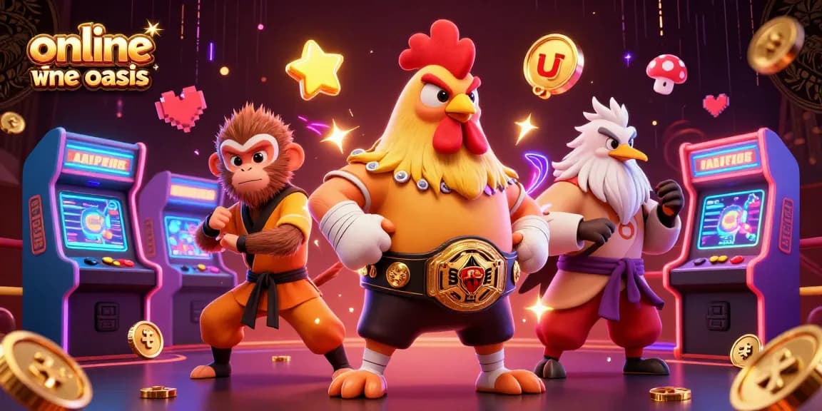 Engage in thrilling gameplay at online casino ohne oasis, featuring iconic characters in a vibrant scene