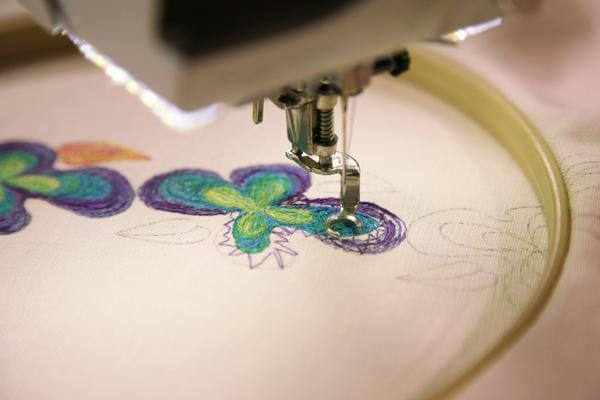 The joy of creating: Machine Embroidery Designs for relaxation and fun
