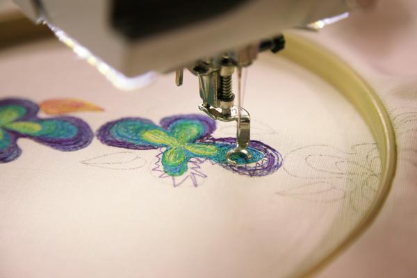 The joy of creating: Machine Embroidery Designs for relaxation and fun
