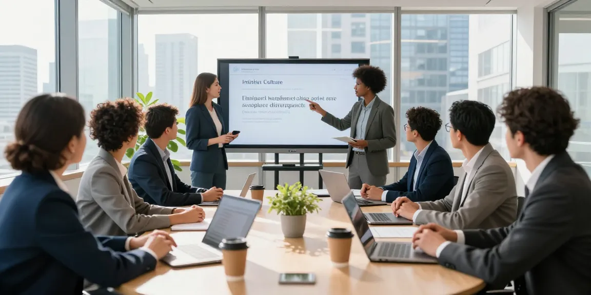 Diskussion über Respektlosigkeit am Arbeitsplatz bei einer Team-Meeting-Sitzung