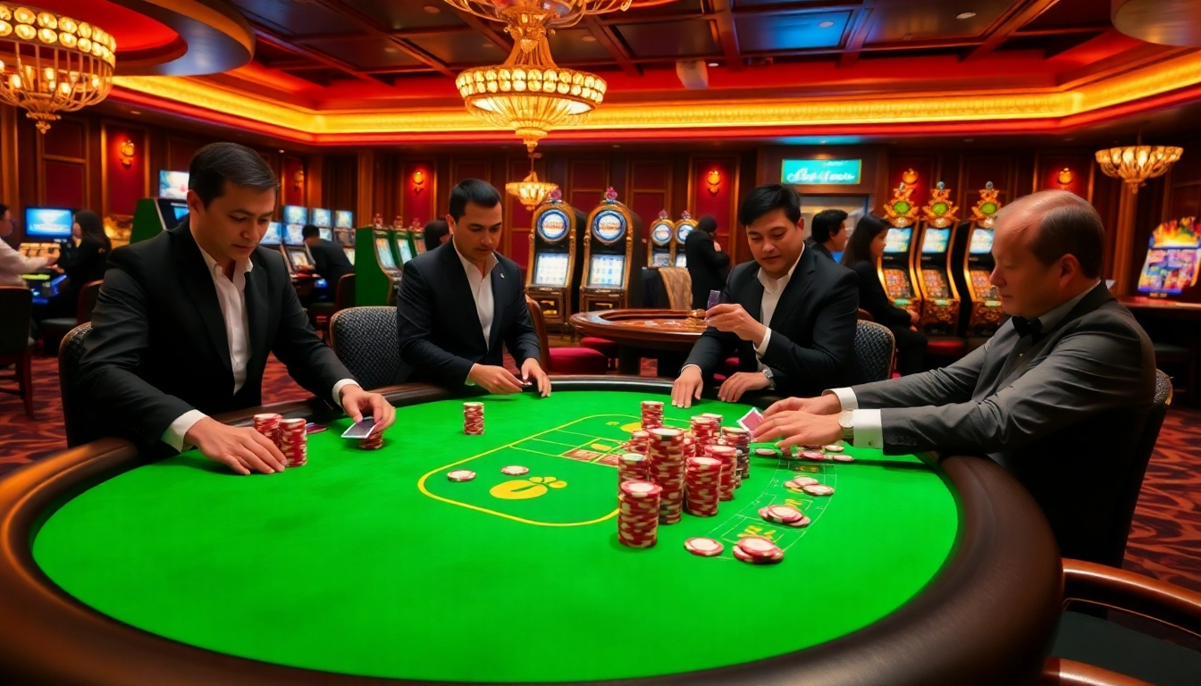 Engage in thrilling poker action at https://u888u88.com/ with professional players and colorful chips.